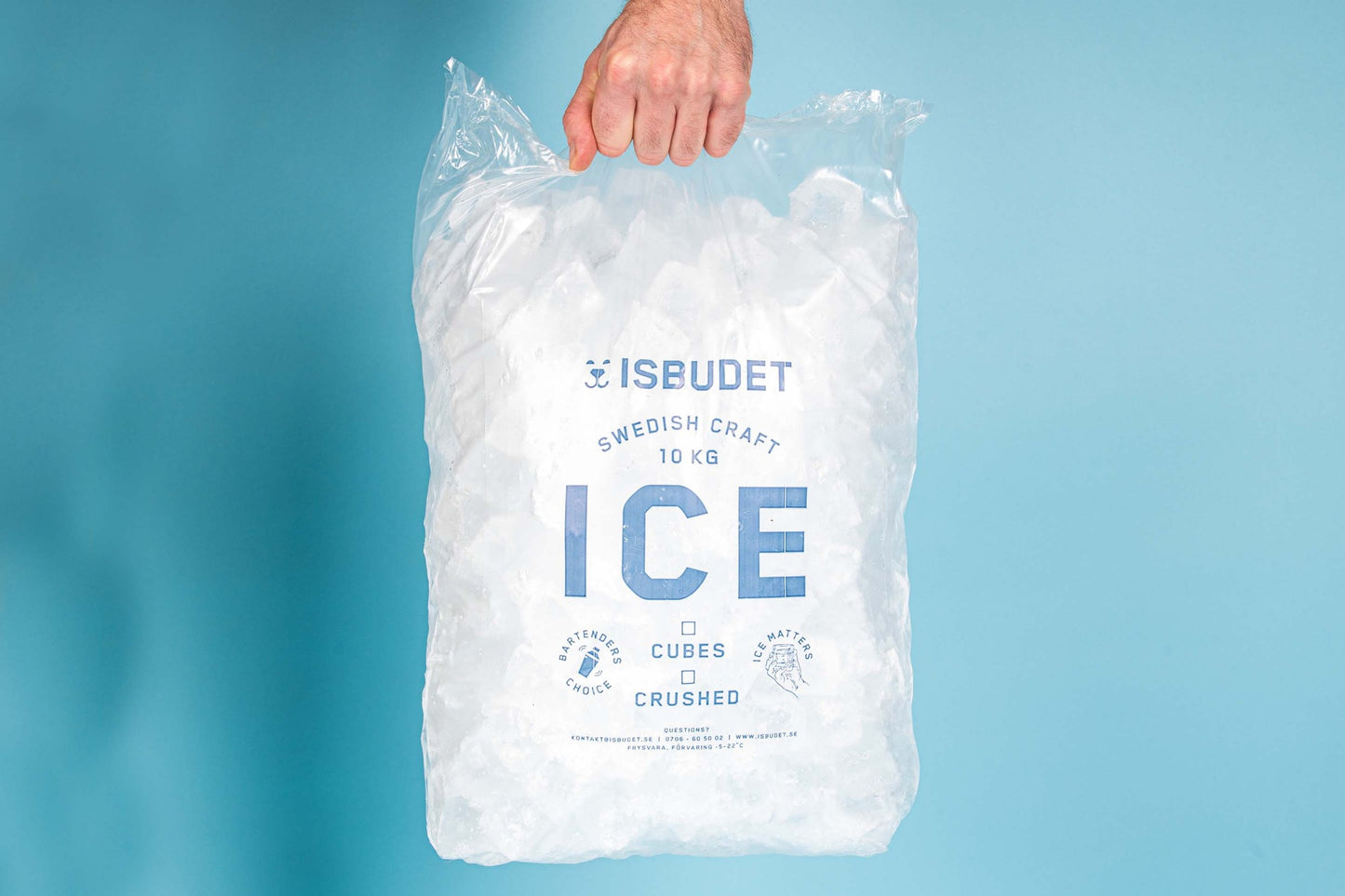 10 kg cocktail-is i säck